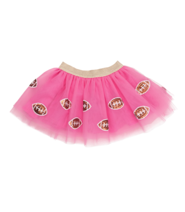 Angel Dear Angel Dear Tutu Skirt - Footballs Pink