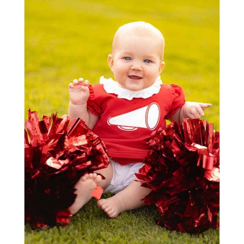 The Yellow Lamb Game Day Bloomer Set - Red