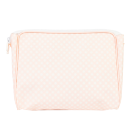 Apple of My Isla Apple of My Isla Pink Gingham Large Go Bag