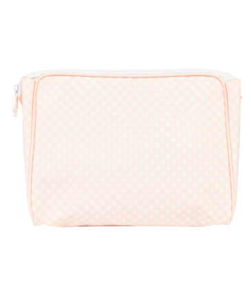 Apple of My Isla Apple of My Isla Pink Gingham Large Go Bag