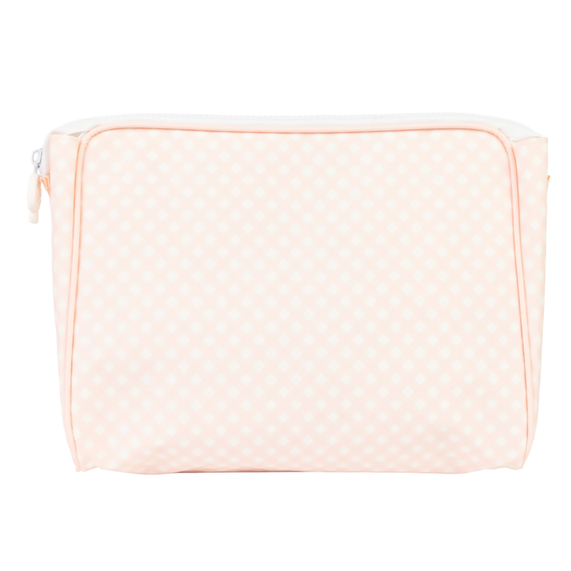 Apple of My Isla Apple of My Isla Pink Gingham Large Go Bag