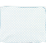 Apple of My Isla Apple of My Isla Blue Gingham Large Go Bag