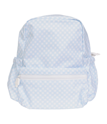 Apple of My Isla Apple of My Isla The Backpack - Small/Blue Gingham