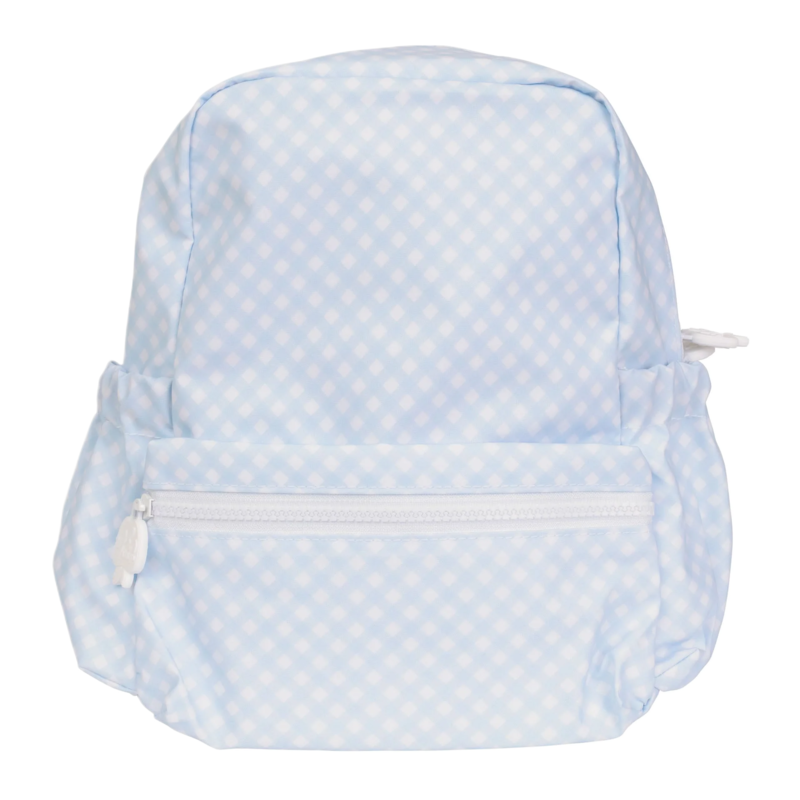 Apple of My Isla Apple of My Isla The Backpack - Small/Blue Gingham