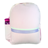 Mint Mint Seersucker Medium Backpack w/ Pockets - Princess