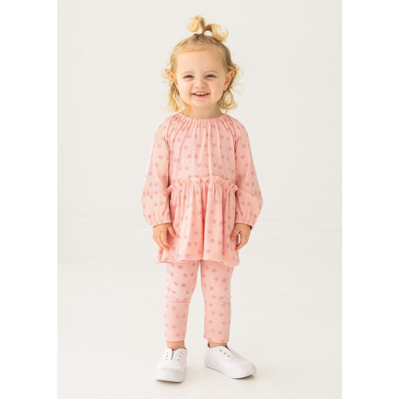Mabel + Honey Mabel + Honey Pink Dainty Doodle 2 Piece Set