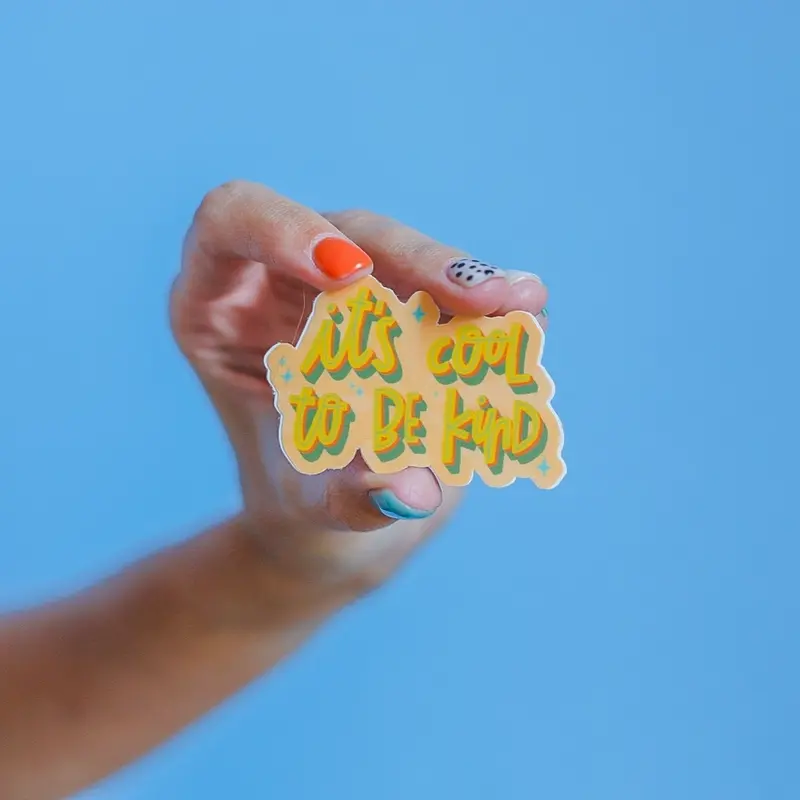Crew + Co It's Cool To Be Kind Sticker