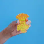 Crew + Co Making the World Brighter Sticker