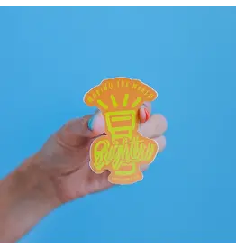Crew + Co Making the World Brighter Sticker