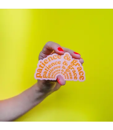 Crew + Co Patience & Grace Sticker