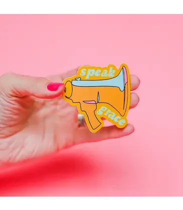 Crew + Co Speak Grace Sticker