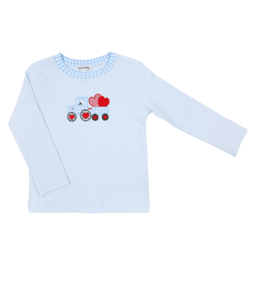Magnolia Baby Magnolia Baby Tractor-Full of Love Applique T-Shirt