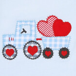 James & Lottie Magnolia Baby Tractor-Full of Love Applique T-Shirt