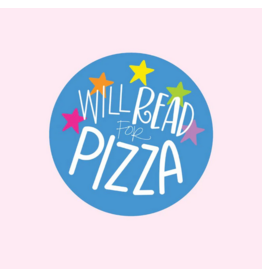 All She Wrote Notes Single Sticker - Will Read For Pizza