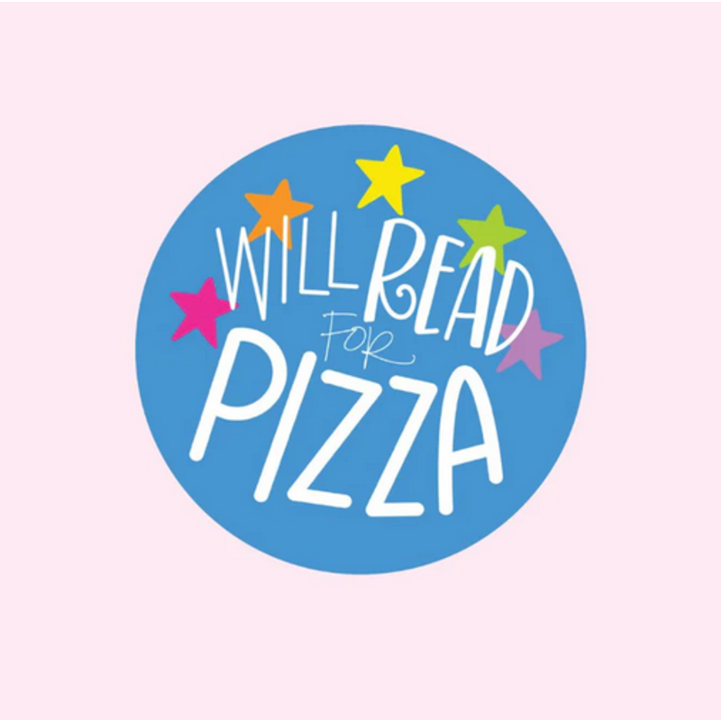 All She Wrote Notes Single Sticker - Will Read For Pizza