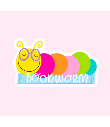 All She Wrote Notes Single Sticker - Bookworm