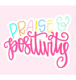 All She Wrote Notes Single Sticker - Praise and Positivity