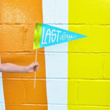 All She Wrote Notes First/Last Day of School Reversible Pennant