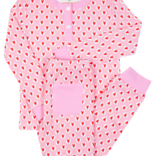 Smockingbird Smockingbird Valentine Hearts Pajama Set