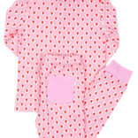 Smockingbird Smockingbird Valentine Hearts Pajama Set