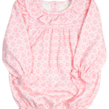 Smockingbird Smockingbird Pink Checked Hearts Bubble