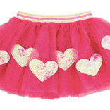 Mud Pie Mud Pie Pink Heart Sequin Tutu - 3T & Up