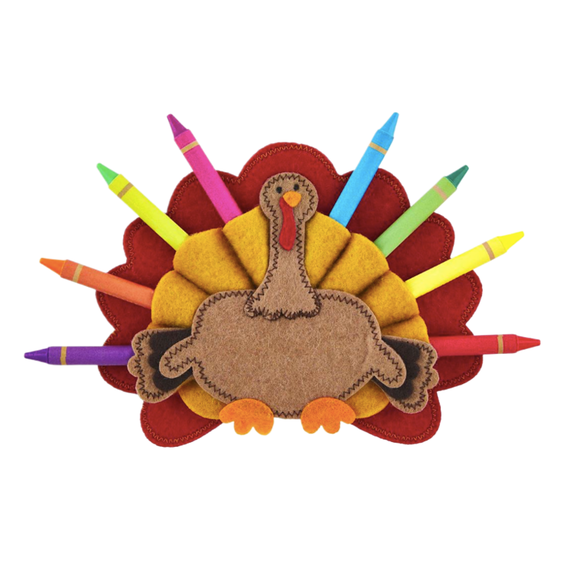 Mud Pie Mud Pie Turkey Crayon Holder - Red