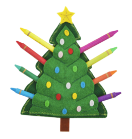 Mud Pie Mud Pie Christmas Tree Crayon Holder