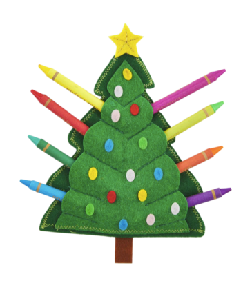 Mud Pie Mud Pie Christmas Tree Crayon Holder