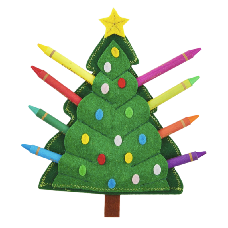 Mud Pie Mud Pie Christmas Tree Crayon Holder