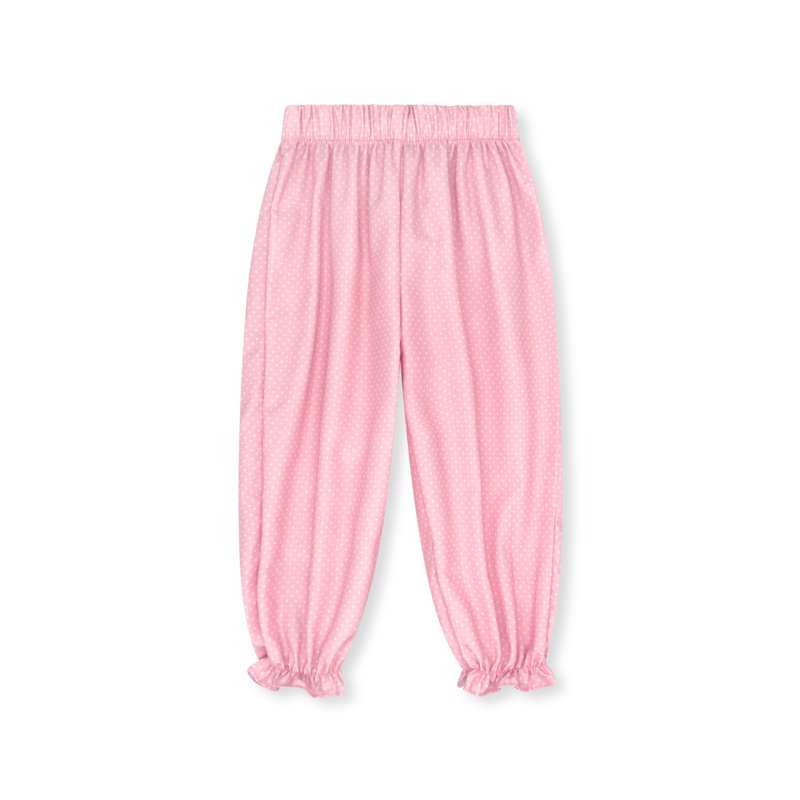 Lullaby Set Lullaby Set Gloria Gathered Pant - Bellevue Pink Bitty Dot