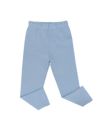 Luigi Luigi Sky Blue Polka Dot Leggings