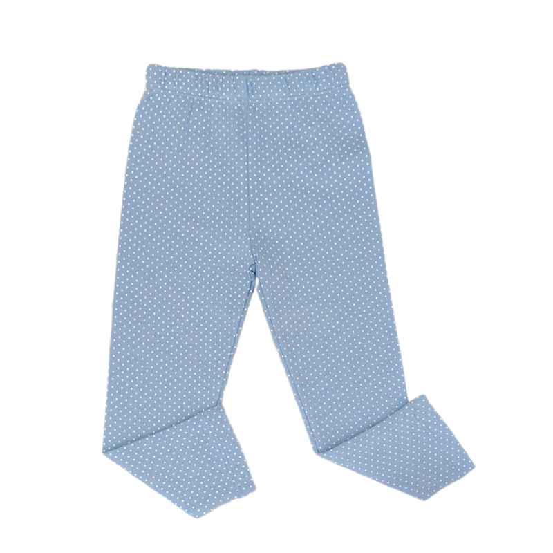 Luigi Luigi Sky Blue Polka Dot Leggings