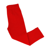 Luigi Luigi Deep Red Polka Dot Leggings