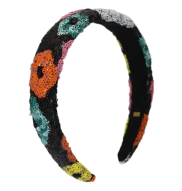 Bari Lynn Sequin Flower Headband