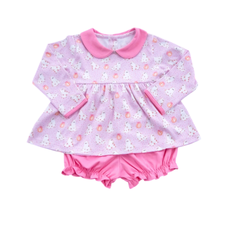 James & Lottie James & Lottie Sally Knit Bloomer Set - Ghost