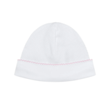 Nella Pima Nella Pima Pink Picot Trim Bubble Hat