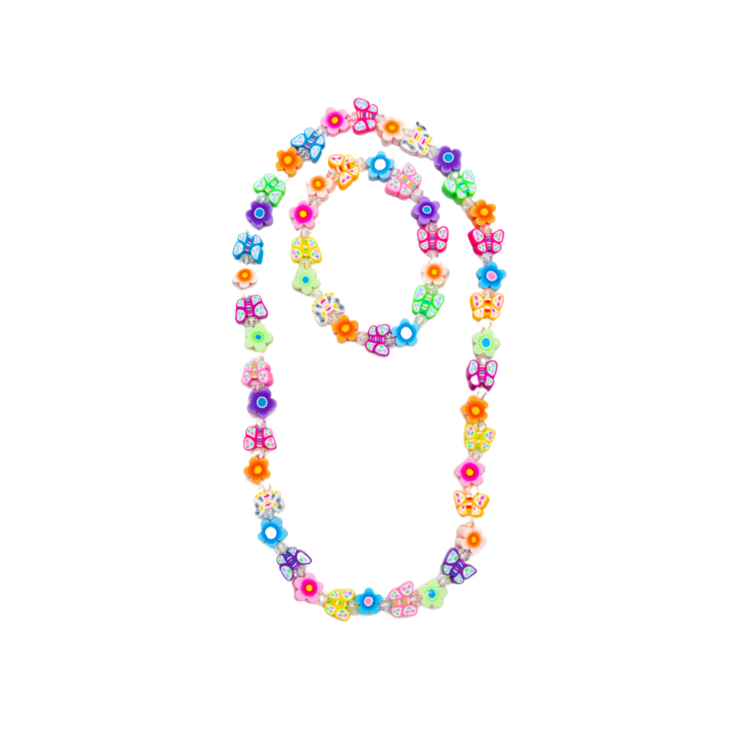 Great Pretenders Great Pretenders Flutter Flowers Necklace Set