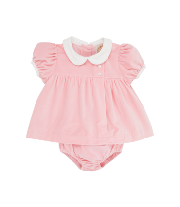 The Beaufort Bonnet Company TBBC Mary Baker Bloomer Set - Sandpearl Pink