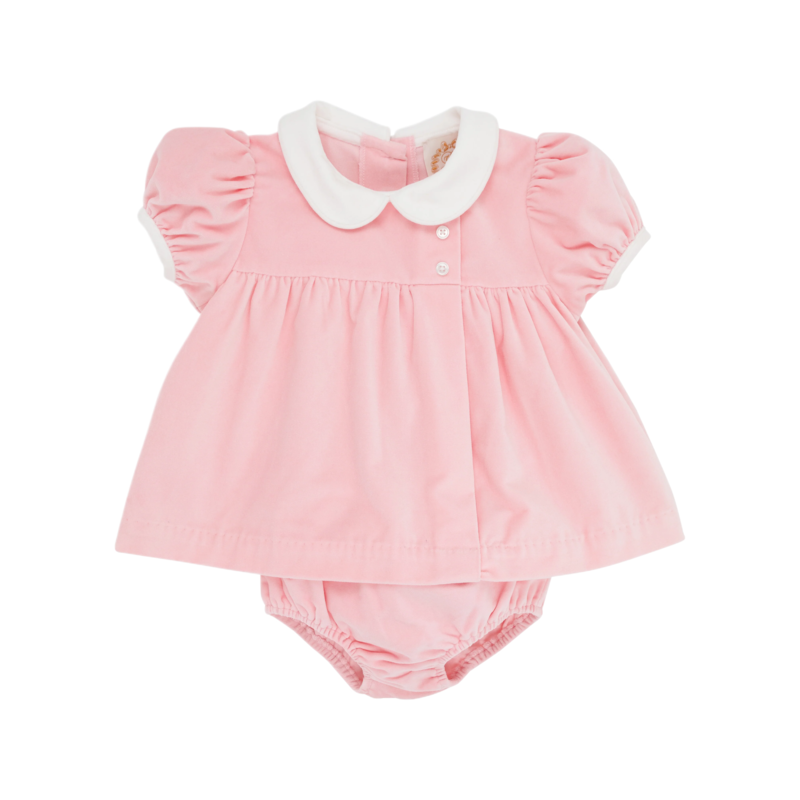 The Beaufort Bonnet Company TBBC Mary Baker Bloomer Set - Sandpearl Pink