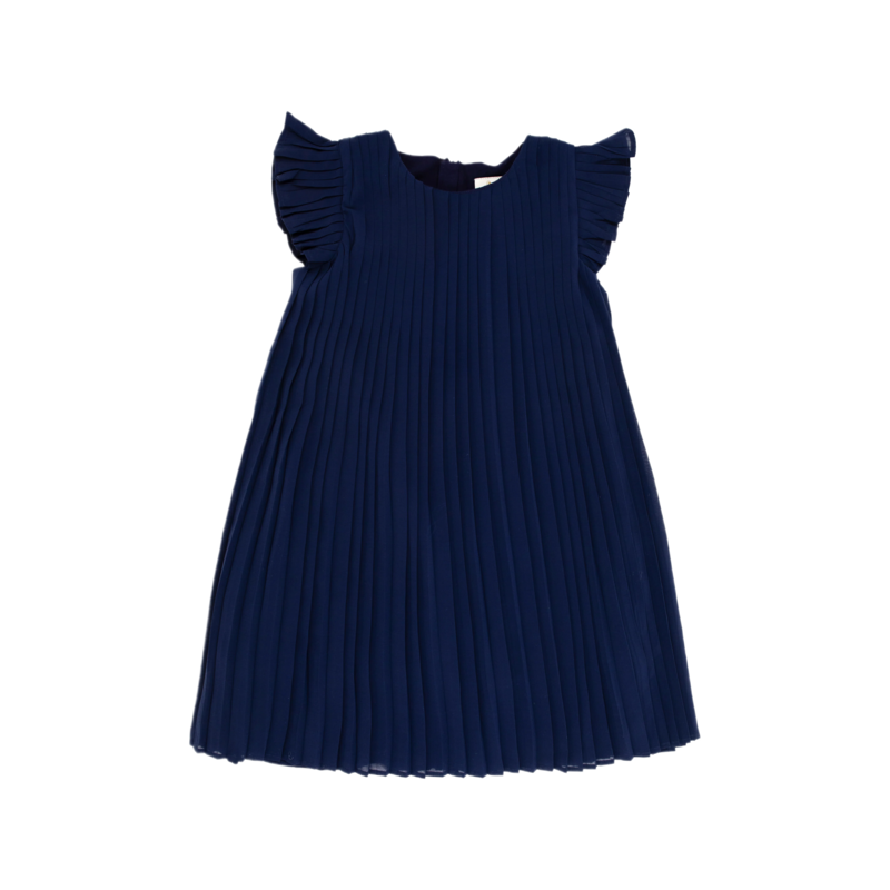 The Beaufort Bonnet Company TBBC Piper Pleated Dress - Nantucket Navy