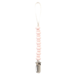Bella Tunno Bella Tunno Light Pink Pacifier Clip