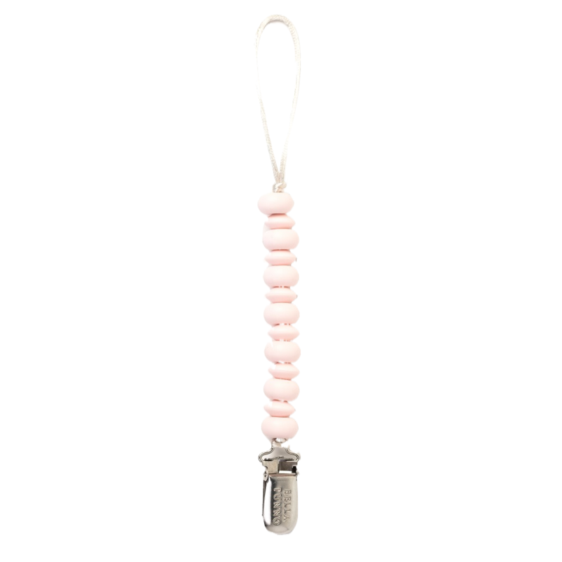 Bella Tunno Bella Tunno Light Pink Pacifier Clip