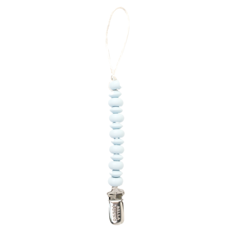 Bella Tunno Bella Tunno Light Blue Pacifier Clip