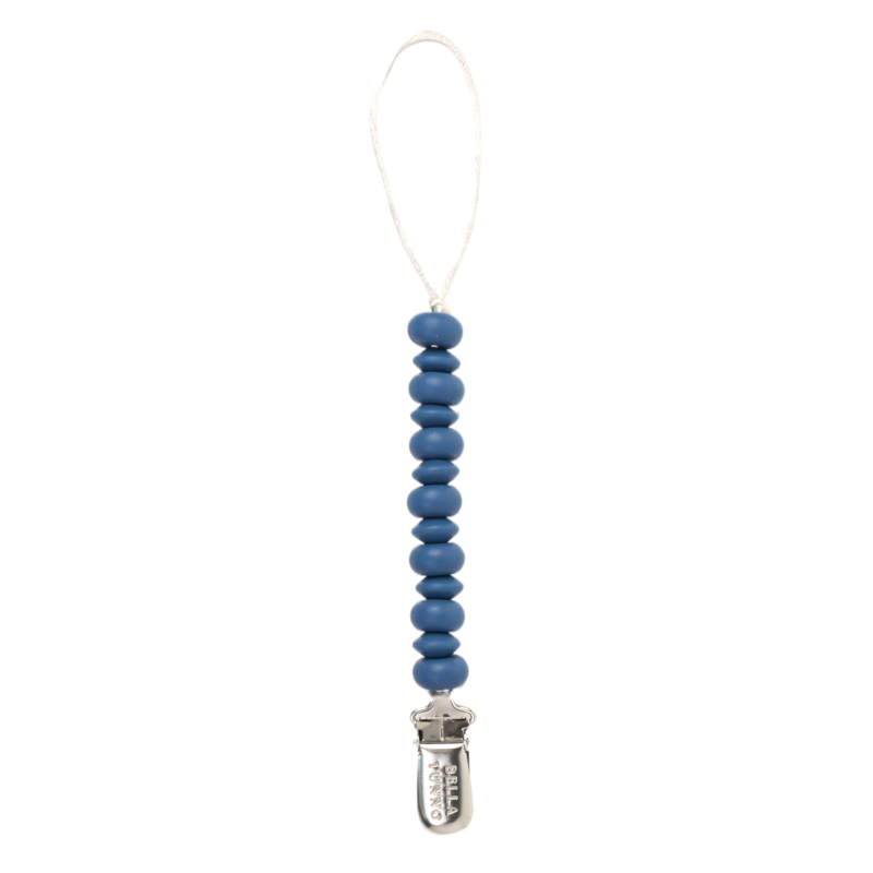 Bella Tunno Bella Tunno Navy Pacifier Clip