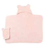 Bella Tunno Bella Tunno Hooded Towel + Wash Mitt Set - Blush