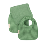 Bella Tunno Bella Tunno Reversible Bib + Burp Set - Seafoam