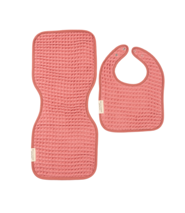 Bella Tunno Bella Tunno Reversible Bib + Burp Set - Watermelon