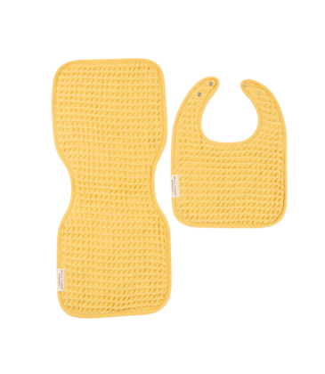 Bella Tunno Bella Tunno Reversible Bib + Burp Set - Sunshine