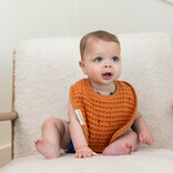 Bella Tunno Bella Tunno Reversible Bib + Burp Set - Pumpkin